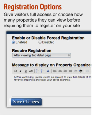 Registration Options